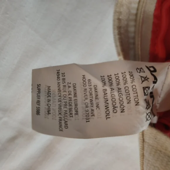 Dakine Cream Canvas Crossbody with Geometric Jacquard - Picture 2 of 7